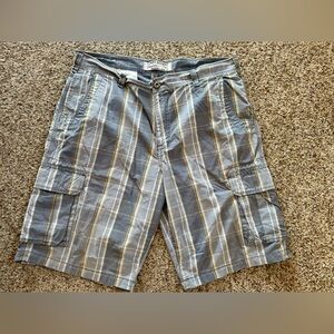 Tommy Bahama Gray Plaid Men Shorts